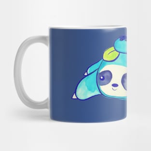 Watercolor Blueberry Sloth Mug